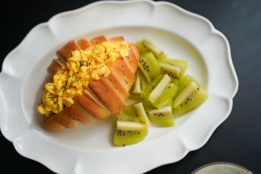 Healthy meal plan example