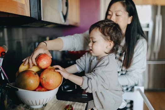 children learning about nutrition