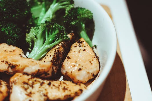 Healthy Plate with Low-GI Foods
