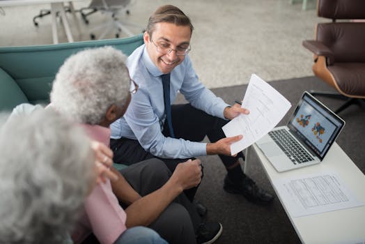 Nutritionist Working with Clients
